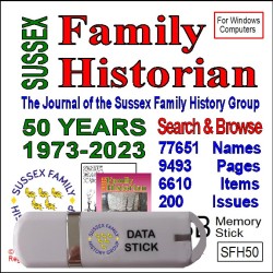Sussex Family Historian 1973 - 2023